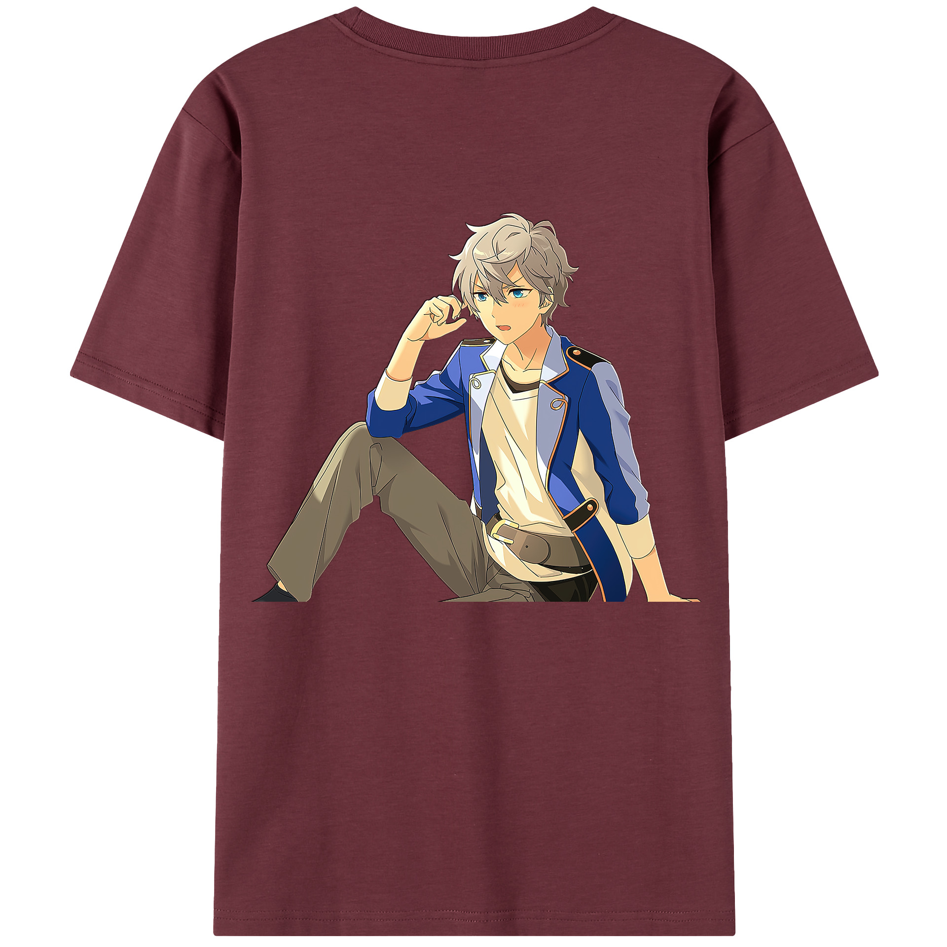 （画像用） あんさんぶるスターズ! Ensemble Stars 綿100％半袖Tシャツ（背面プリント）